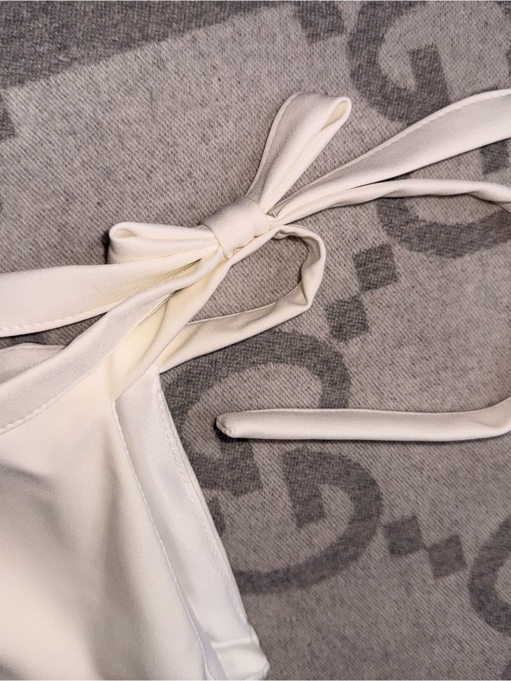 🌼 Zara White Tie-Shoulder Square Neck Mini Dress - Picture 6 of 8